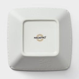 Салатник Magistro Kingdom, 300 мл, 12×5 см, фарфор, белый