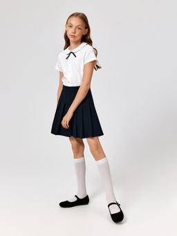 ACOOLA / Блузка детская для девочек Veil белый  фото 6