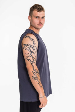 Майка М125062Пс темно-серый - Елена фото 2