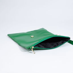 Сумка-клатч на магните, ремешок на запястье, цвет зелёный - Simaland фото 8