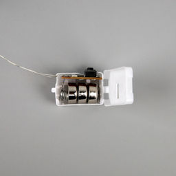 Гирлянда «Нить» 2 м роса с насадками «Цветы», IP20, нить серебристая, 20 LED, 4.6 В, батарейки AG13×3 (в комплекте), 3 режима, свечение тёплое белое