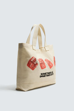 FABRIC TOTE BAG - Zara фото 4