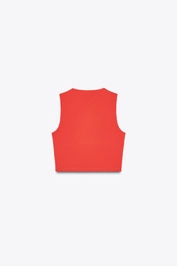 COTTON CROP TOP - Zara фото 21