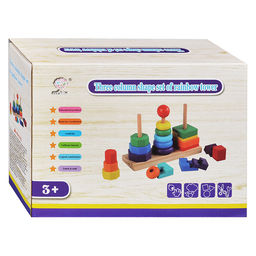 Пирамидка Цвета и фигуры - Щепочка фото 4