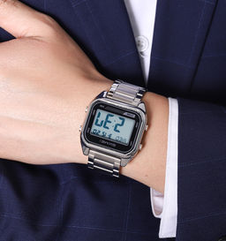 Часы наручные Skmei мужские электронные спортивные 2478silver-white