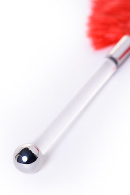 Перо страусиное TOYFA Theatre, красный, 40 см