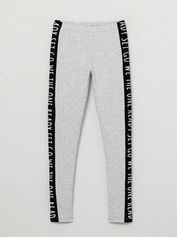 CRB wear/CWJG 70130-11-296 Брюки модель леггинсы для девочки, светло-серый меланж/Ex.Cherubino