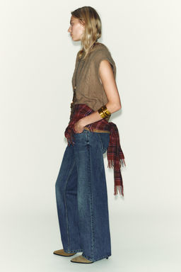 CABLE KNIT WAISTCOAT TOP - Zara фото 3