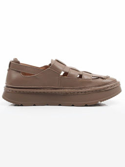06-2192-5 DK. BEIGE Туфли женские (натуральная кожа)