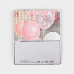 Пакет подарочный ламинированный, упаковка, «Счастья тебе!», ML 23 х 27 х 11.5 см