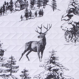 Покрывало "Этель" евро Winter forest, 230х210 см, микрофибра