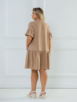 Платье 1247 темно-песочный - Novita фото 9