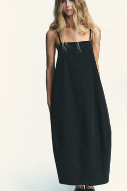 MIDI DRESS WITH PLEATED BACK - Zara фото 2