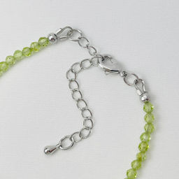 Браслет из Хризолита и Хромдиопсида - Радуга самоцветов фото 4