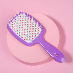 Цена за 2 шт. Расчёска массажная, широкая, продуваемая, 8.3×20(±1) см, МИКС