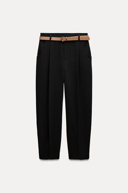DARTED TROUSERS WITH BELT - Zara фото 13