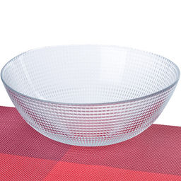 1083 Салатница стеклянная 23 х 8,5 см (х8)