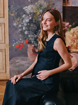 Bisiklet Yaka Kad?n Jean Yelek