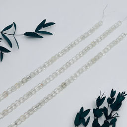 Бусины для украшений из Горного Хрусталя (50 бусин) 39 см