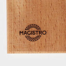 Доска разделочная Magistro, 40×20×2.2 см, дерево цельный массив бука