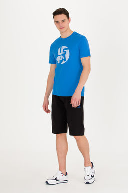 Мужские черные вязаные шорты - U.s. polo assn фото 3