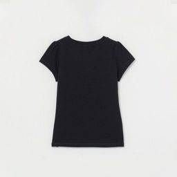 CRB wear/CWKG 62961-22 Футболка для девочки, черный/Ex.Cherubino  фото 3