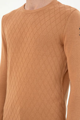 Мужской светло-коричневый свитер Неожиданная скидка в корзине - U.s. polo assn фото 7