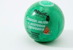 Питательная. Стакан молока с мятным пряником, 115 г / Бомбочка для ванны / Organic Kitchen фото 2