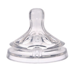 Соска на бутылочку M&B «Natural», антиколиковая, широкое горло Ø50 мм., от 3 мес., средний поток