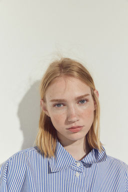 Camisa de algodon con diseno de rayas - H&m фото 2