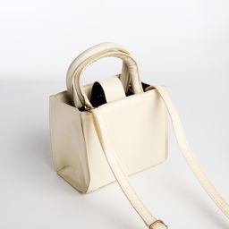 Сумка-тоут на молнии, цвет молочный - Simaland фото 2