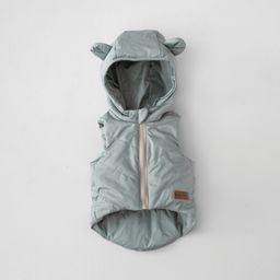 Безрукавка детская утепленная "Жилет Орсетто", полынь