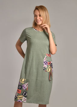 Платье женское МАРСЕЛЬ-1 (зеленый №30) - Ивановская трикотажная компания фото 2