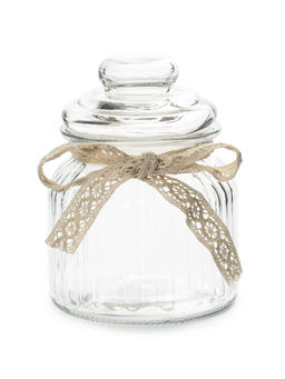 FLEUR Банка стеклянная с крышкой 650мл ABF135W