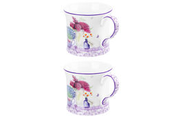 Набор 2 кружек 250 мл 11,5*8,5*7,7 см Лаванда, NEW BONE CHINA - Elan gallery фото 5