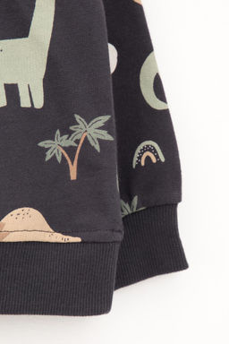 КР 302157/графит,динозавры к400 джемпер д/мал яс