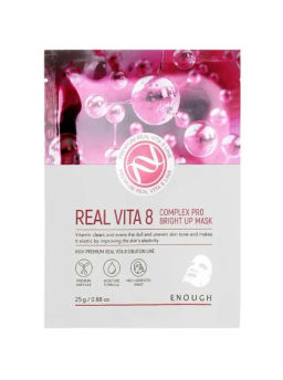 Real Vita 8 Complex Pro Bright Up Mask Pack - Маска с витаминами для сияния кожи, 25 гр