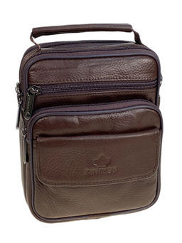 Сумка мужская из натуральной кожи, цвет коричневый