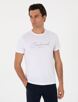 Beyaz Slim Fit Ti__rt