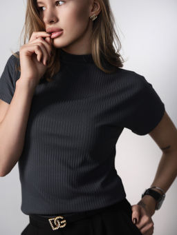 Футболка женская блузка КФ103 Графит от фабрики Спортсоло