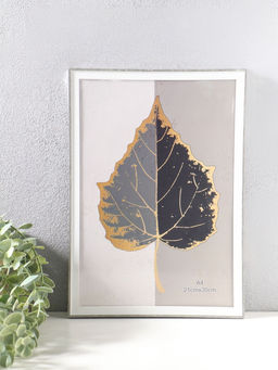 Фоторамка для фото формат А4 «Современная классика», пластик, серый и белый, 26×20.8×1.5 см