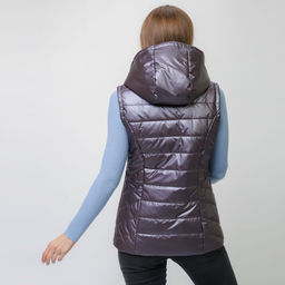 RODOS Жилет женский демисезон М-249 Светло-розовый  фото 12