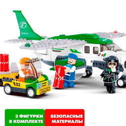 Конструктор Sluban «Транспортный самолёт», 251 деталь