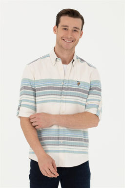 Мужская рубашка с длинным рукавом Stone - U.s. polo assn фото 8