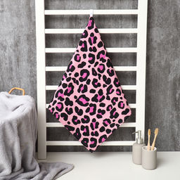 Полотенце вафельное для лица «Этель» Leopard, 45×90 см, хлопок 100%