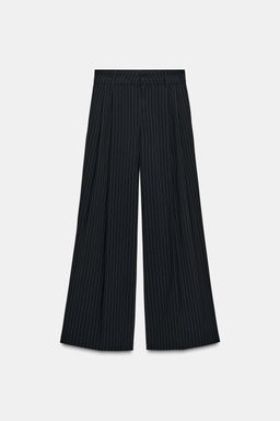 PINSTRIPED TROUSERS WITH DARTS AND POCKET FLAPS - Zara фото 9