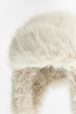 FAUX FUR AVIATOR HAT - Zara фото 5