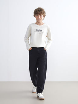 Baggy Fit Erkek ?ocuk Jean Pantolon