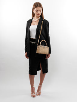 LACCOMA сумка F2065-4-светло золотистый натуральная кожа фото 9