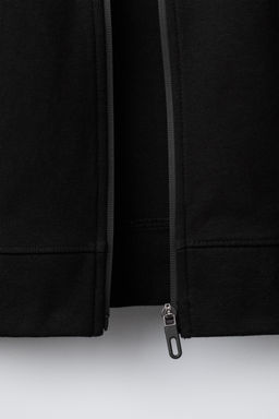 SPORTY INTERLOCK ZIP-UP HOODIE - Zara фото 5